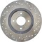 Centric Parts Sport Drilled/Slotted Brake Rotor, 127.42021R 127.42021R - alternate 4